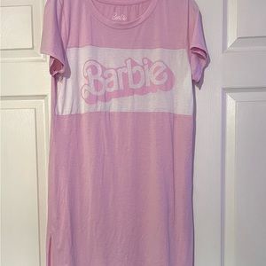 Barbie Womens Long Nightgown Pink